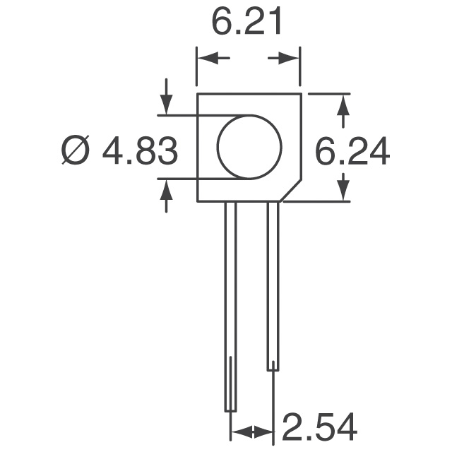 HLMP-3507-D00B2 Broadcom Limited  LED - Circuit imprimé Indicateurs Réseaux Barres lumineuses Graphiques à barres